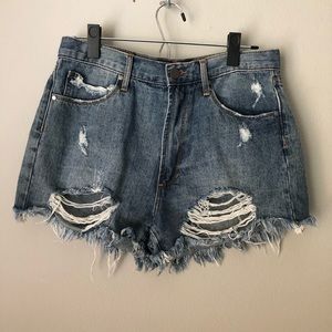 Articles of Society ripped denim shorts!
